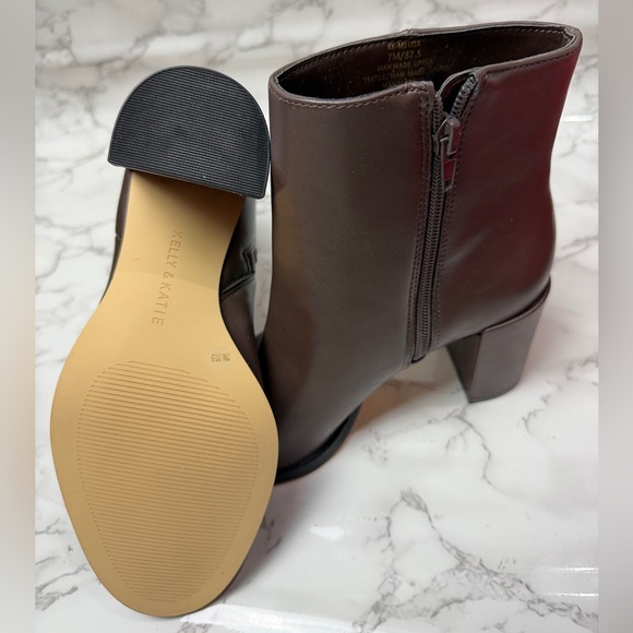 Kelly & Katie Meliza Chic Brown Ankle Booties Women’s US Size 7 - Picture 8 of 10
